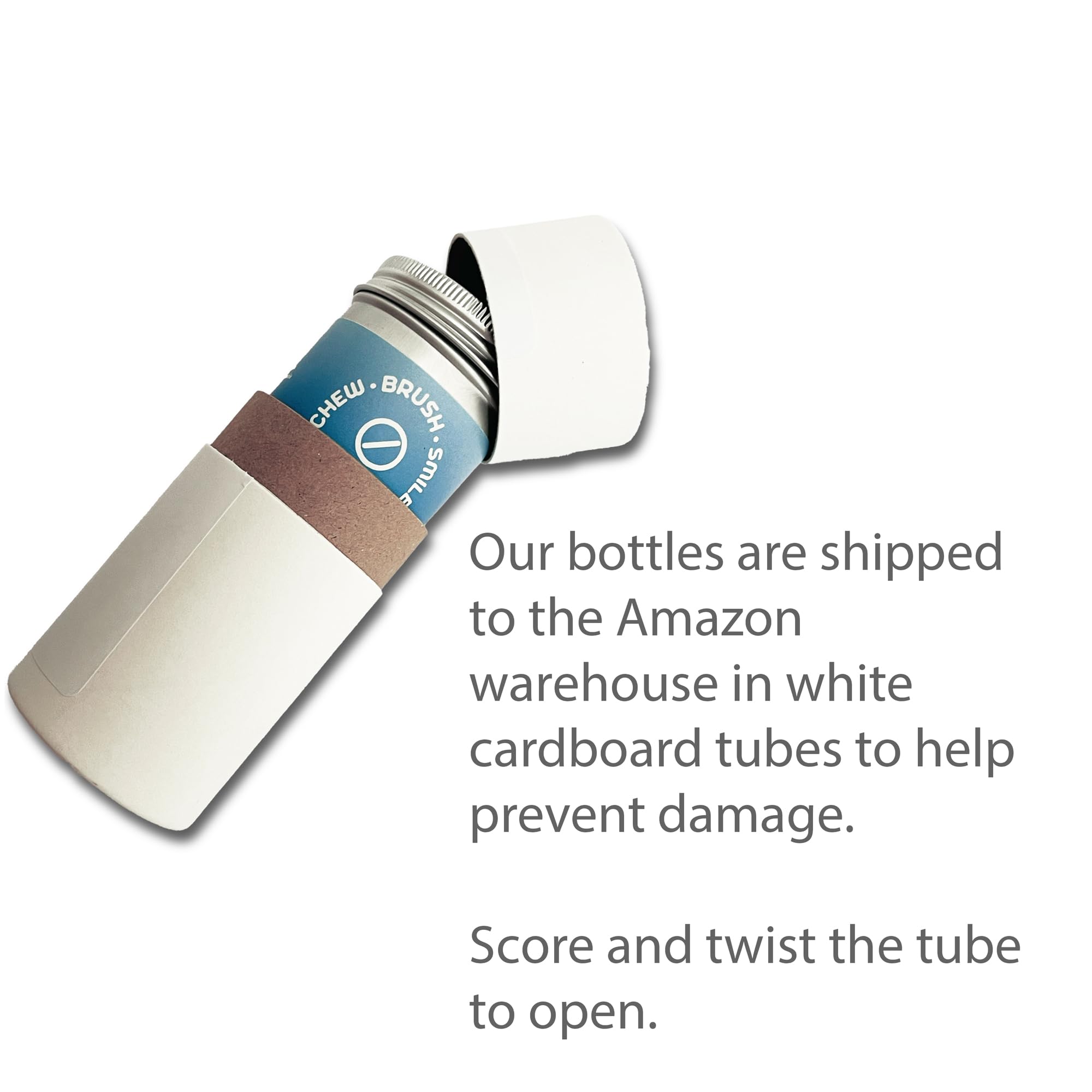 Recyclable aluminum container for WELdental toothpaste tablets