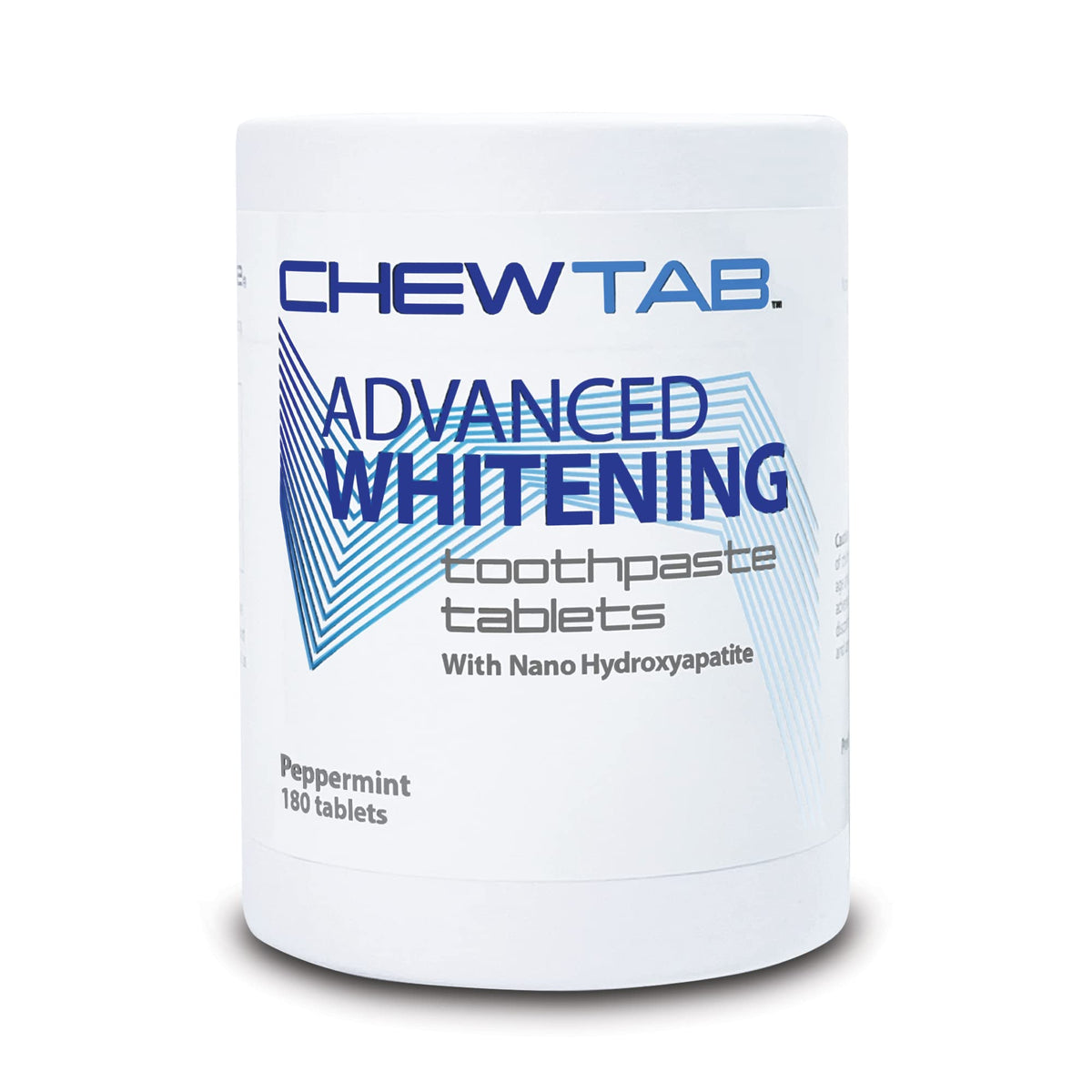 Weldental Chewtab container with peppermint tablets