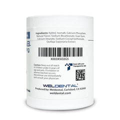 60 tablets per bag packaging for Weldental Chewtab refill