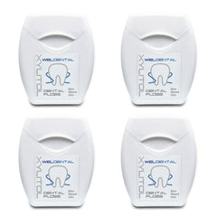Weldental Xylitol Dental Floss 50m 4-pack box