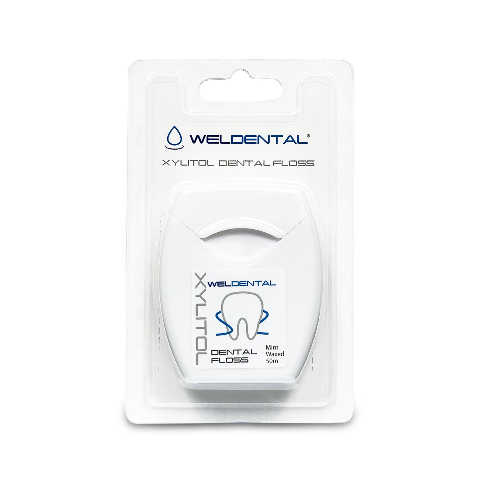 4-pack Weldental Xylitol Dental Floss with wax coating