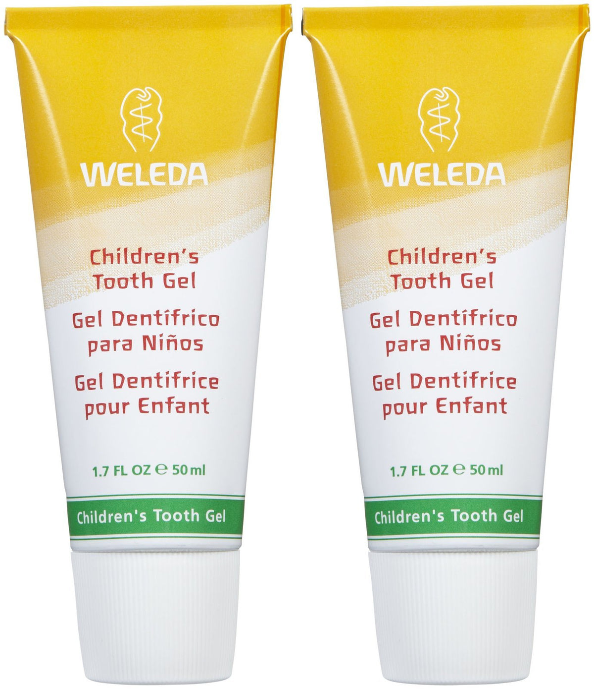 Weleda Children's Tooth Gel 2 Pack - fluoride-free kids toothpaste