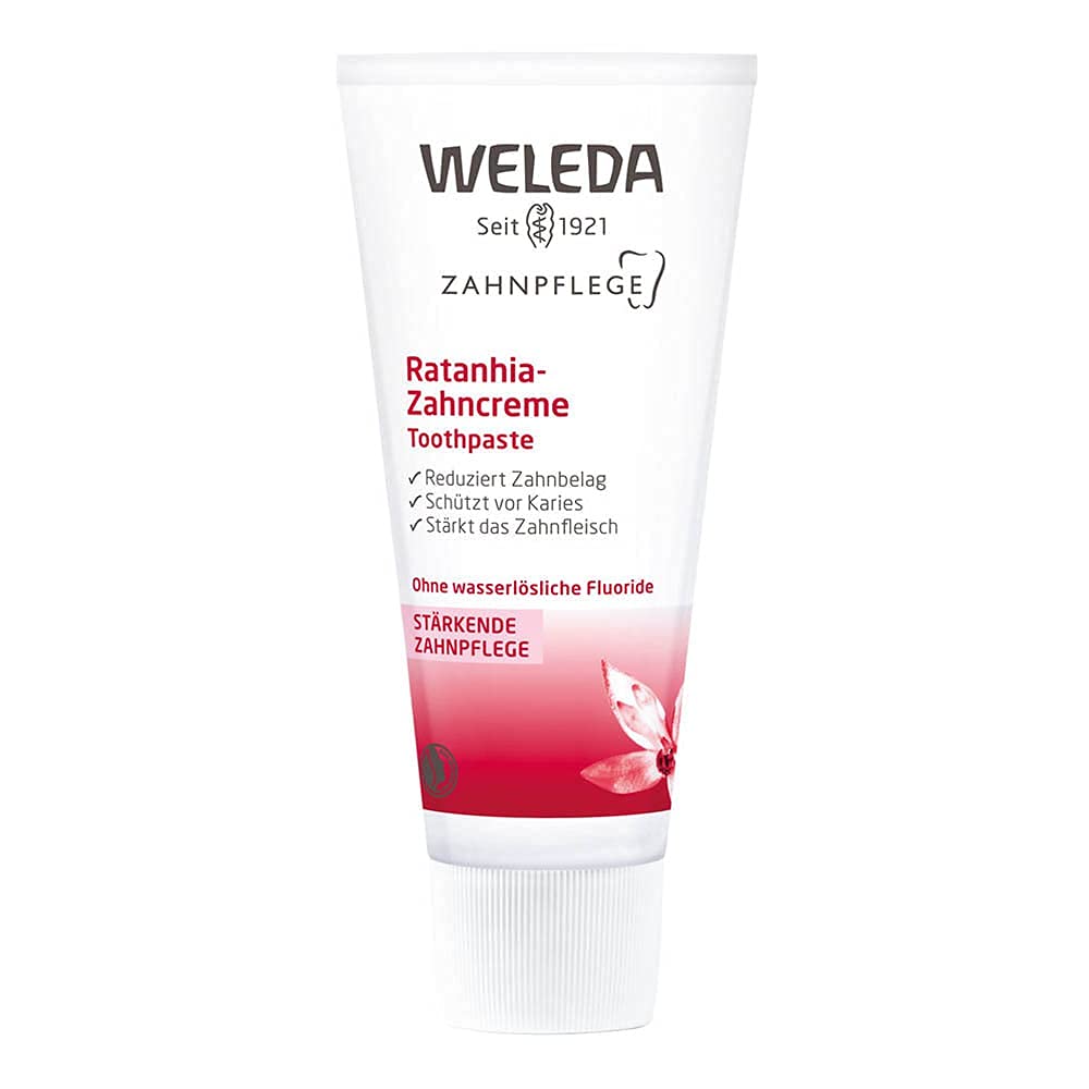 Weleda Ratanhia Toothpaste 2.5 oz - 3-Pack Savers Bundle
