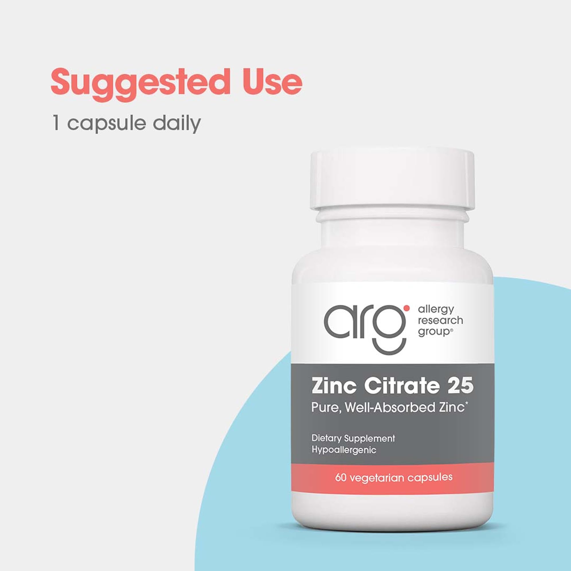 Well absorbed zinc citrate for optimal absorption