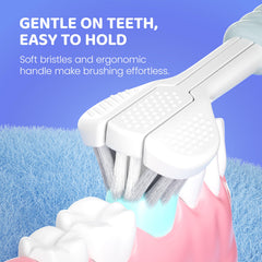 Graphic showing the five cleaning modes: Standard, Gum Protection, Cleaning, Whitening, Deep Cleaning