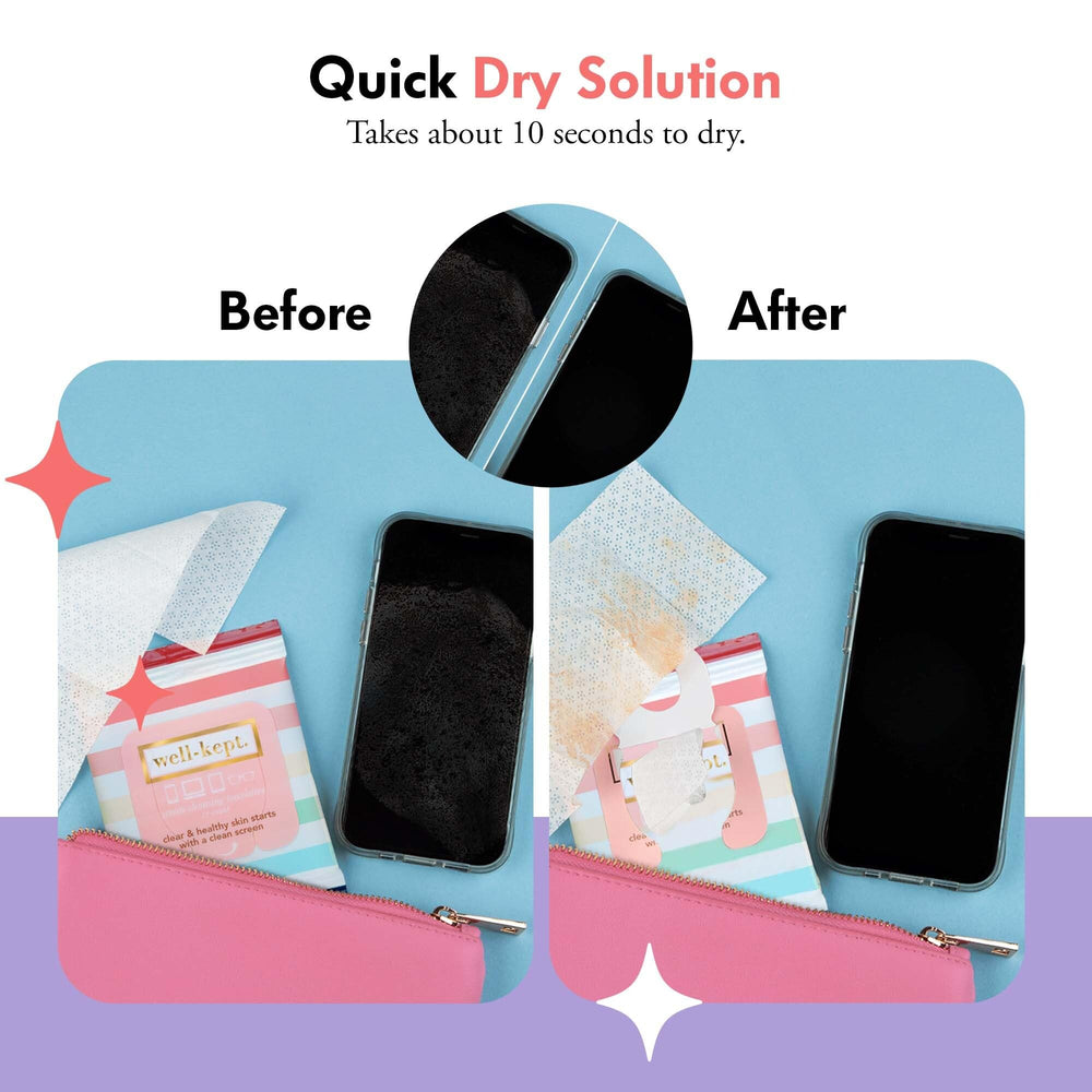 Lint-free wipe fabric close-up