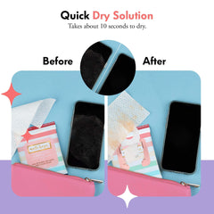 Lint-free wipe fabric close-up