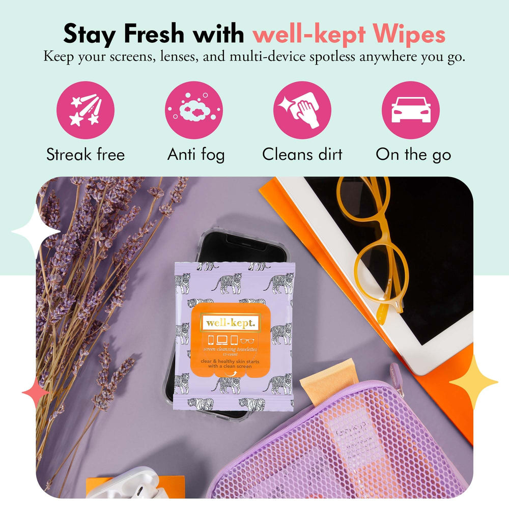 Close-up of resealable lid on wipes package