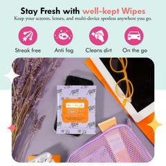 Close-up of resealable lid on wipes package