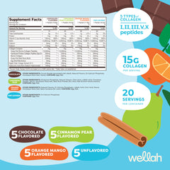 Wellah Afterglow chocolate flavor collagen stickpack