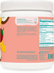 Scoop of Wellah Creatine Strawberry Pina Colada powder