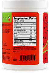 Wellah Electrolytes Watermelon nutrition label highlights seven vitamins and minerals.
