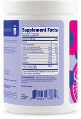 Zero sugar claim and ingredients label of Wellah Electrolytes