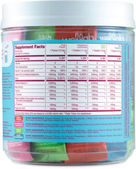 Four flavors displayed: Fruit Punch, Raspberry Lemonade, Green Apple, Blue Raspberry