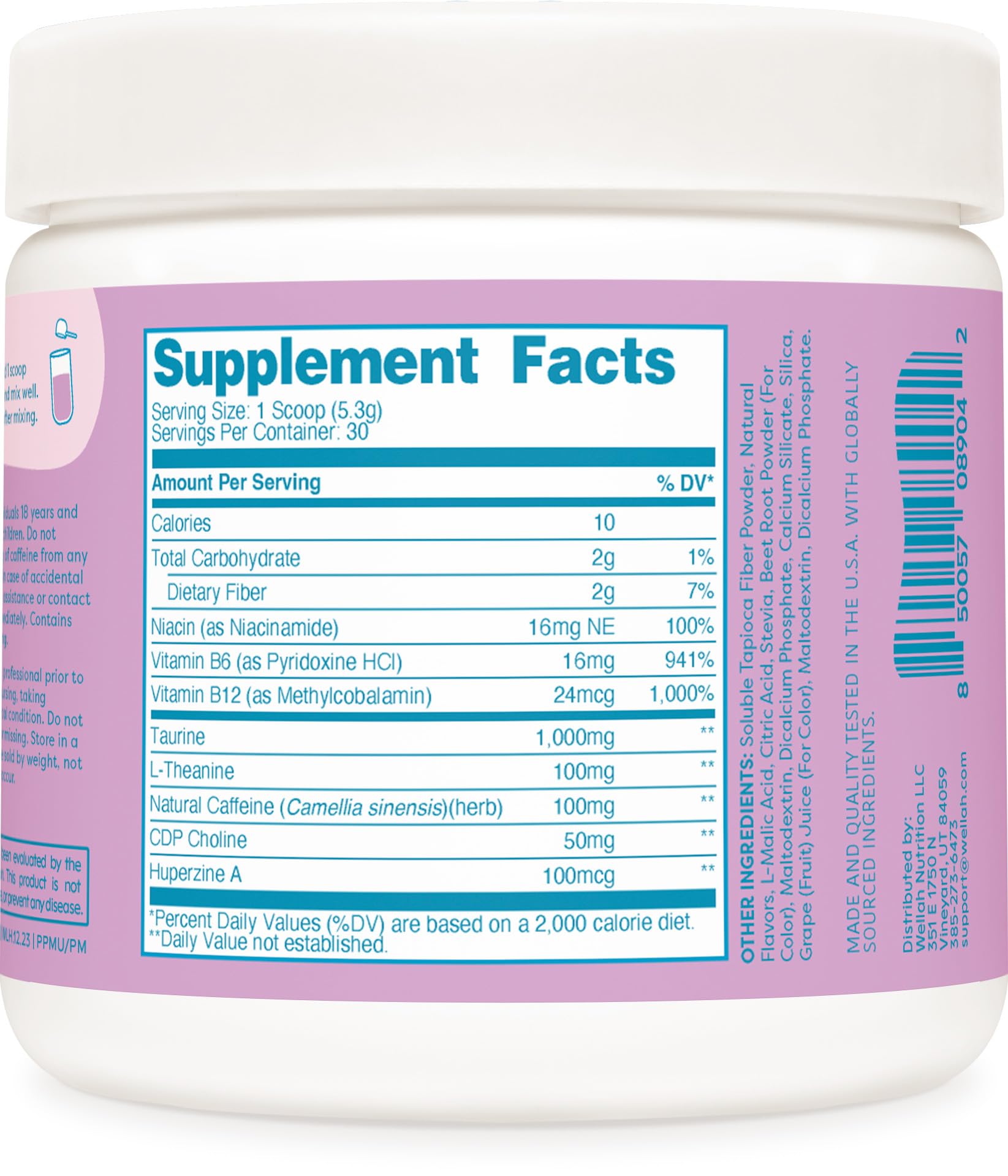 On the go preparation showing the drink mix being prepared