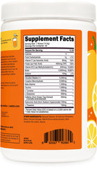 Nutrition facts panel of Wellah pre-workout with caffeine and creatine