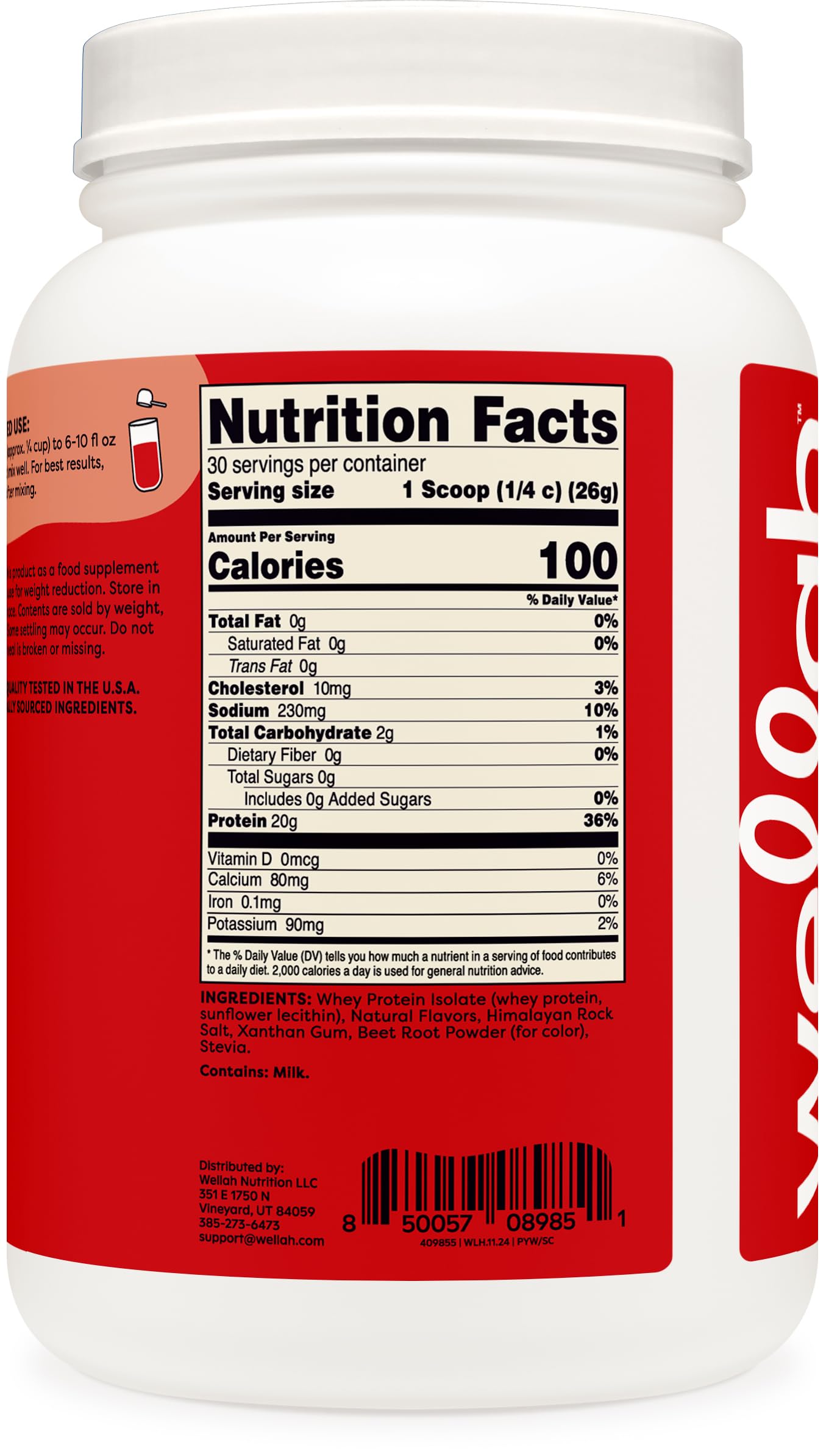 NSF Certified and GMP compliant manufacturing badge on Protein Your Whey