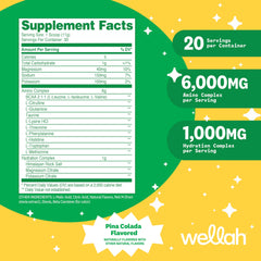 Close-up of BCAA powder serving with hydration complex