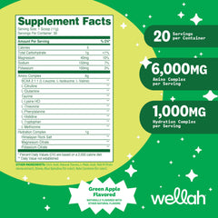 Close-up of Green Apple flavored BCAA powder being scooped