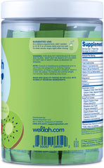 Wellah Splish Splash bottle with 20 stick packs for convenient daily hydration.