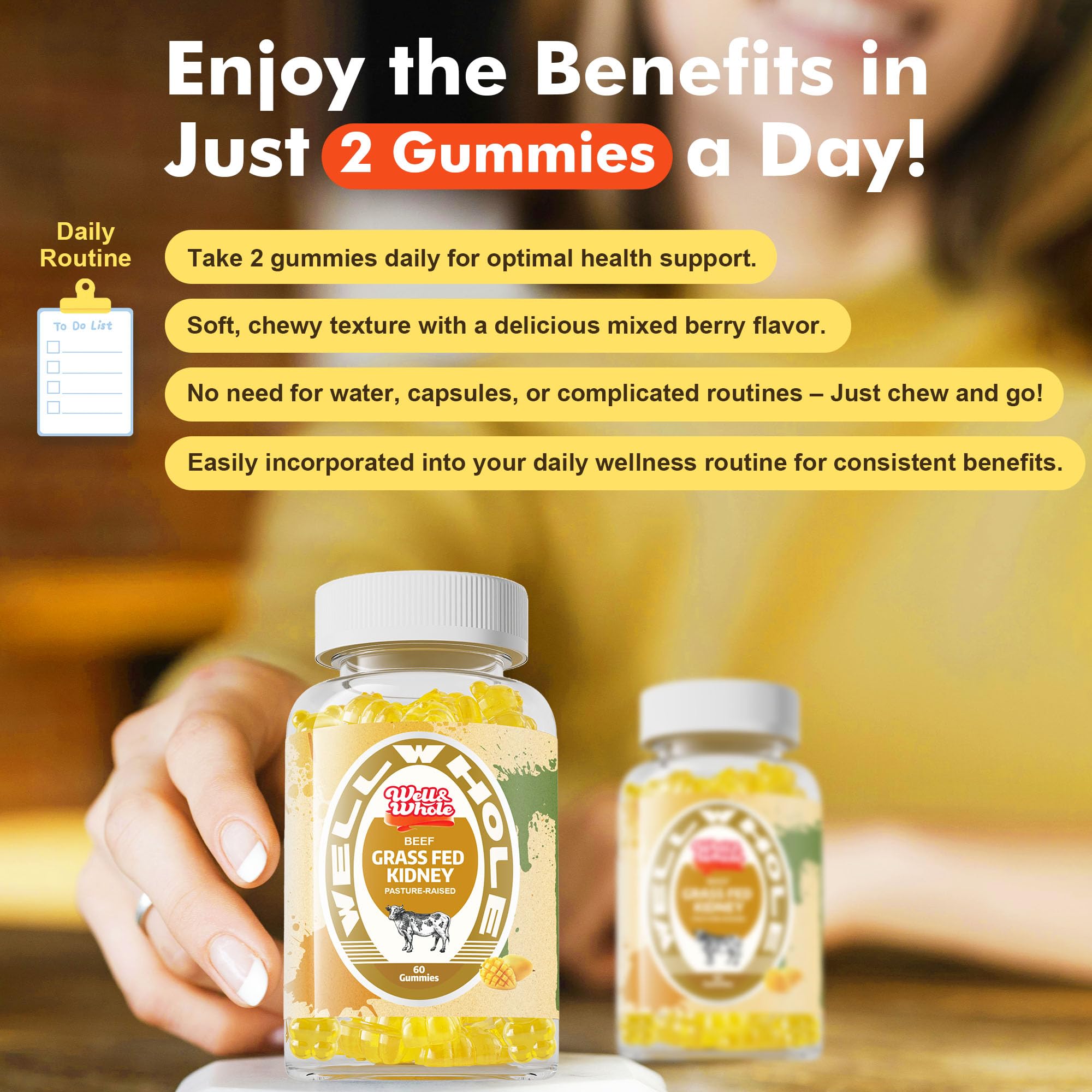 DAO enzyme for histamine support and kidney detox imagery