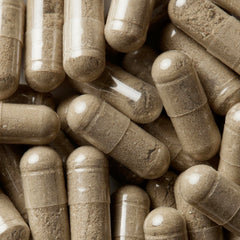 Close-up of WELLBEL Women supplement capsules