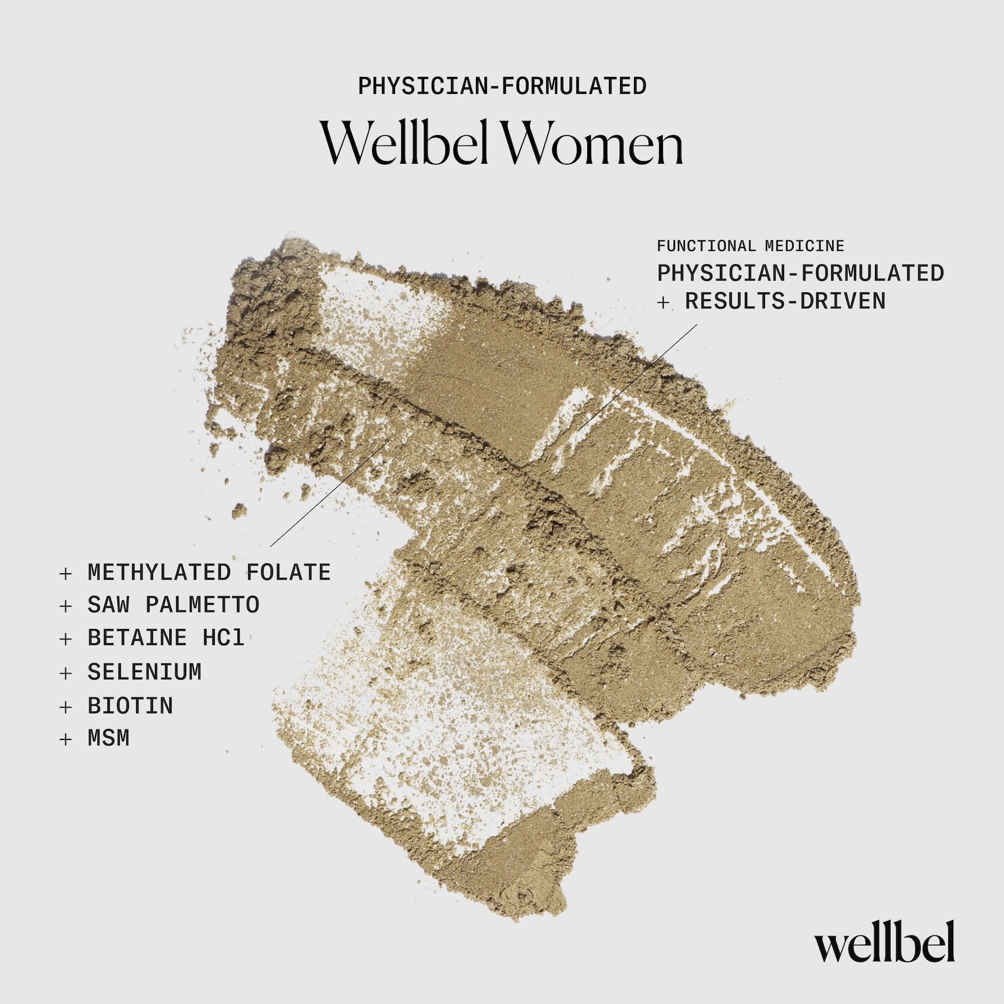 Illustration showing healthy hair linked to WELLBEL supplement