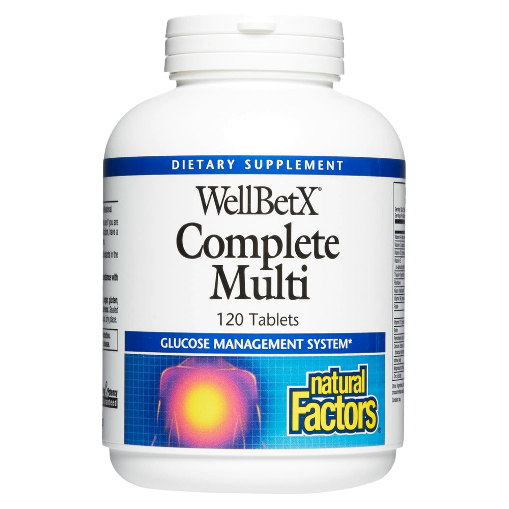 Front label of WellBetX Complete Multi bottle