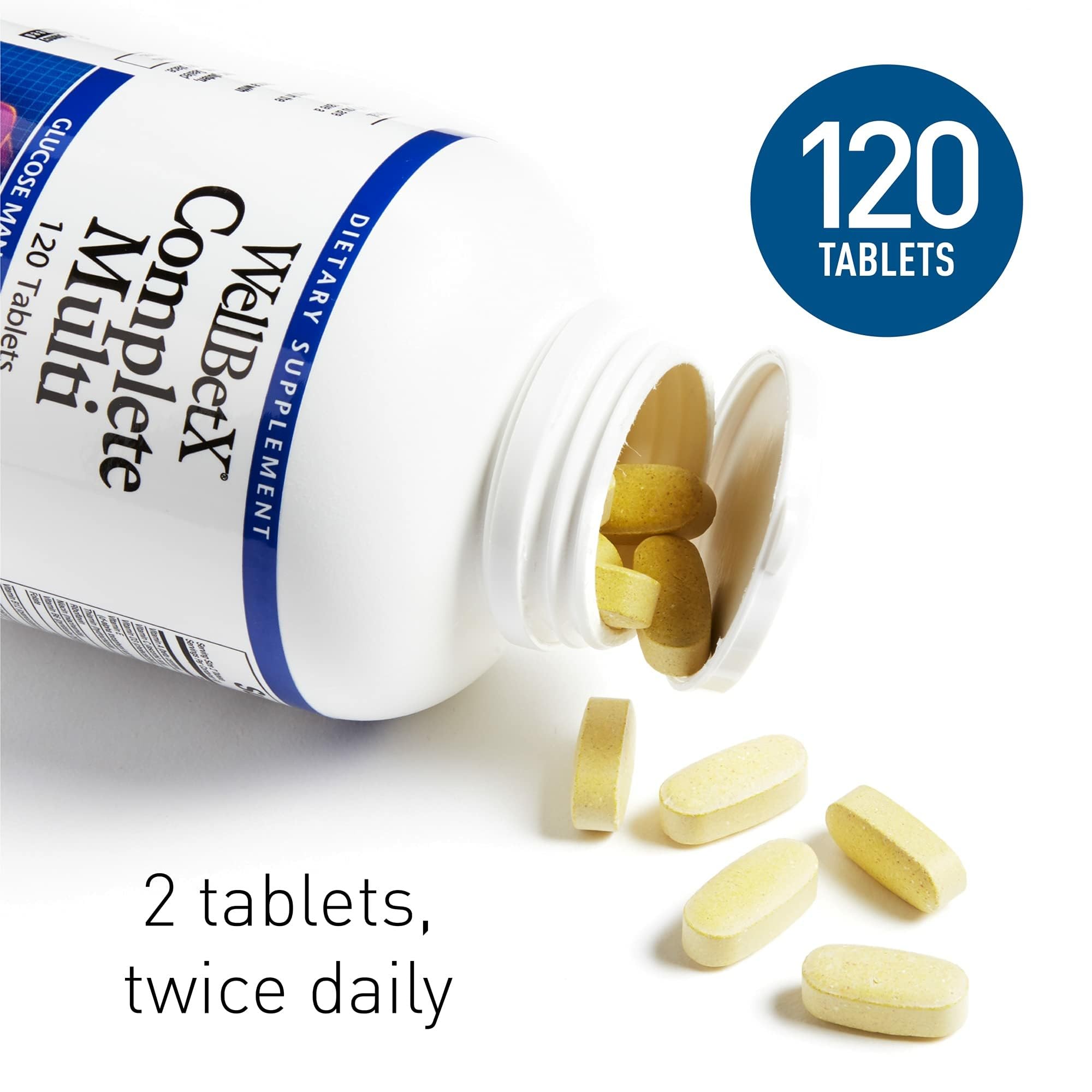 WellBetX Complete Multi vitamins and minerals illustration