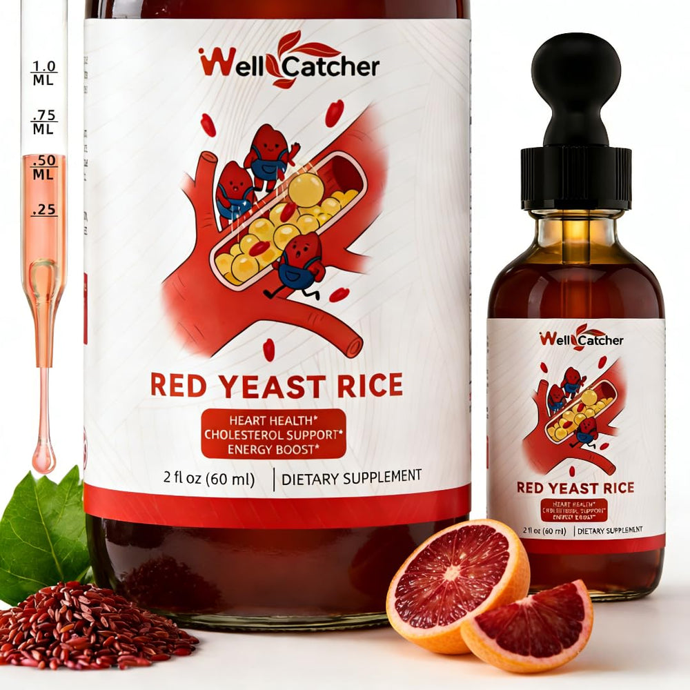 Wellcatcher bottle front view showing blood orange flavor and benefits