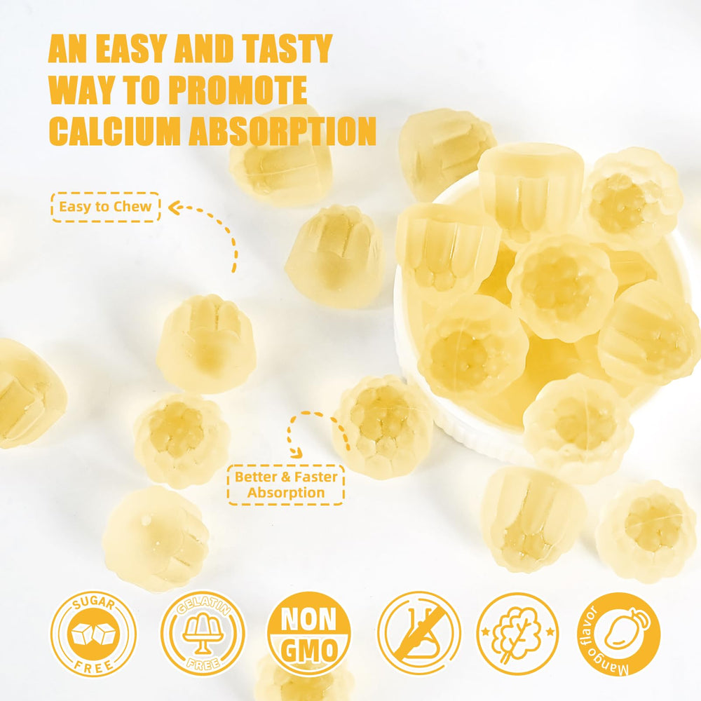 Ingredient panel on Wellcatcher D3 K2 gummies