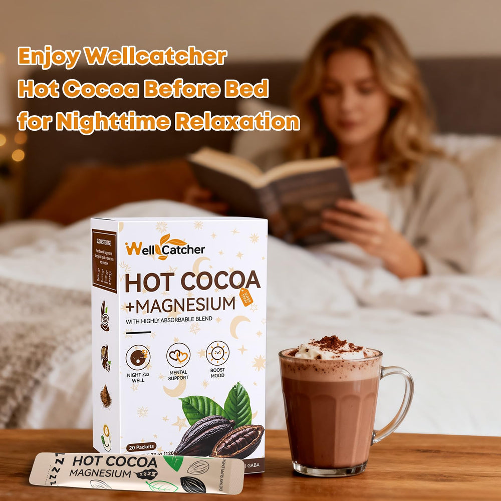 Preparing a warm cup of sleep cocoa