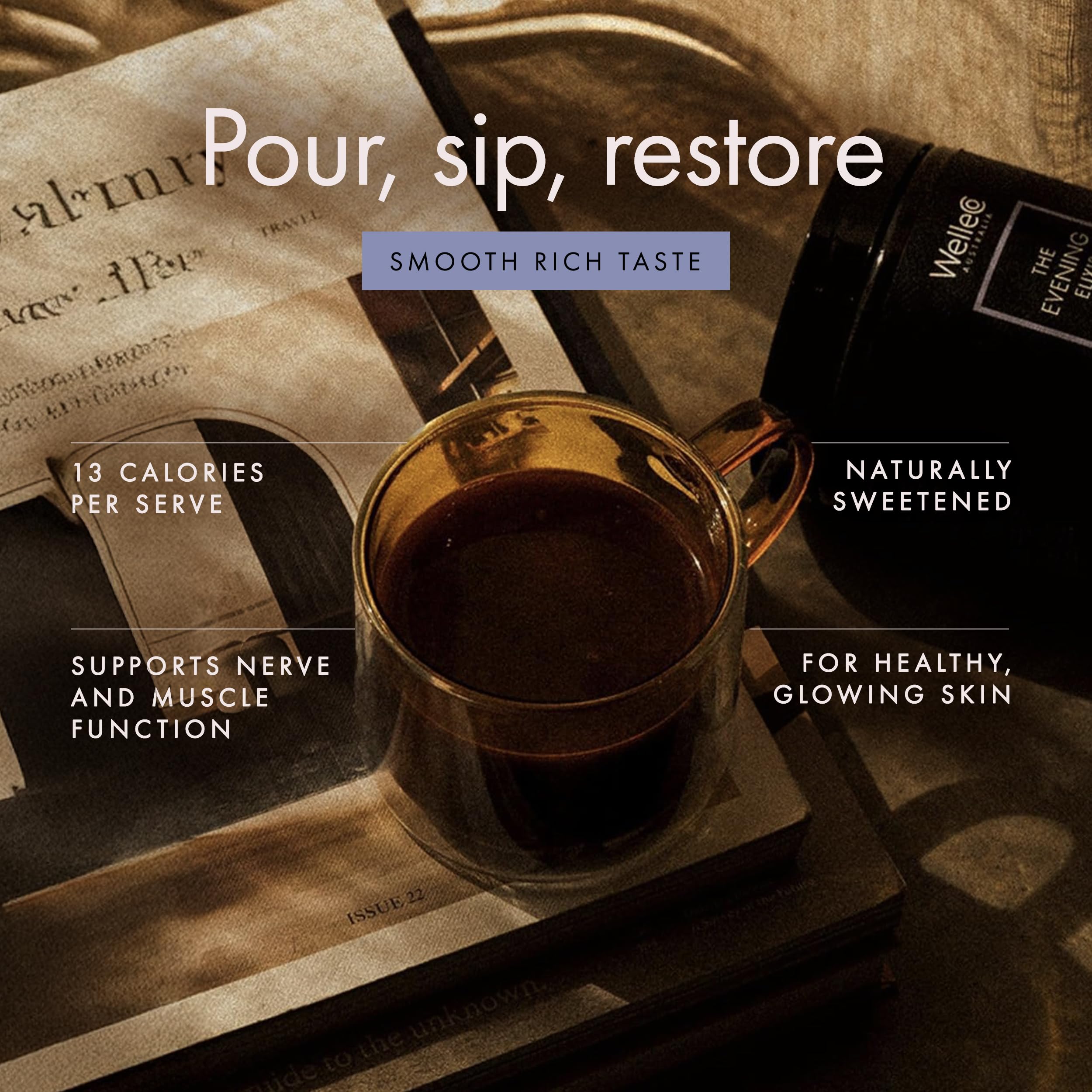 Evening Elixir dissolved in warm water