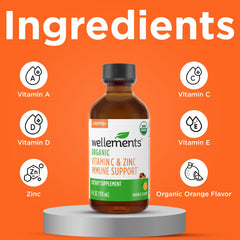 USDA Organic certification on Wellements Immune Support bottle