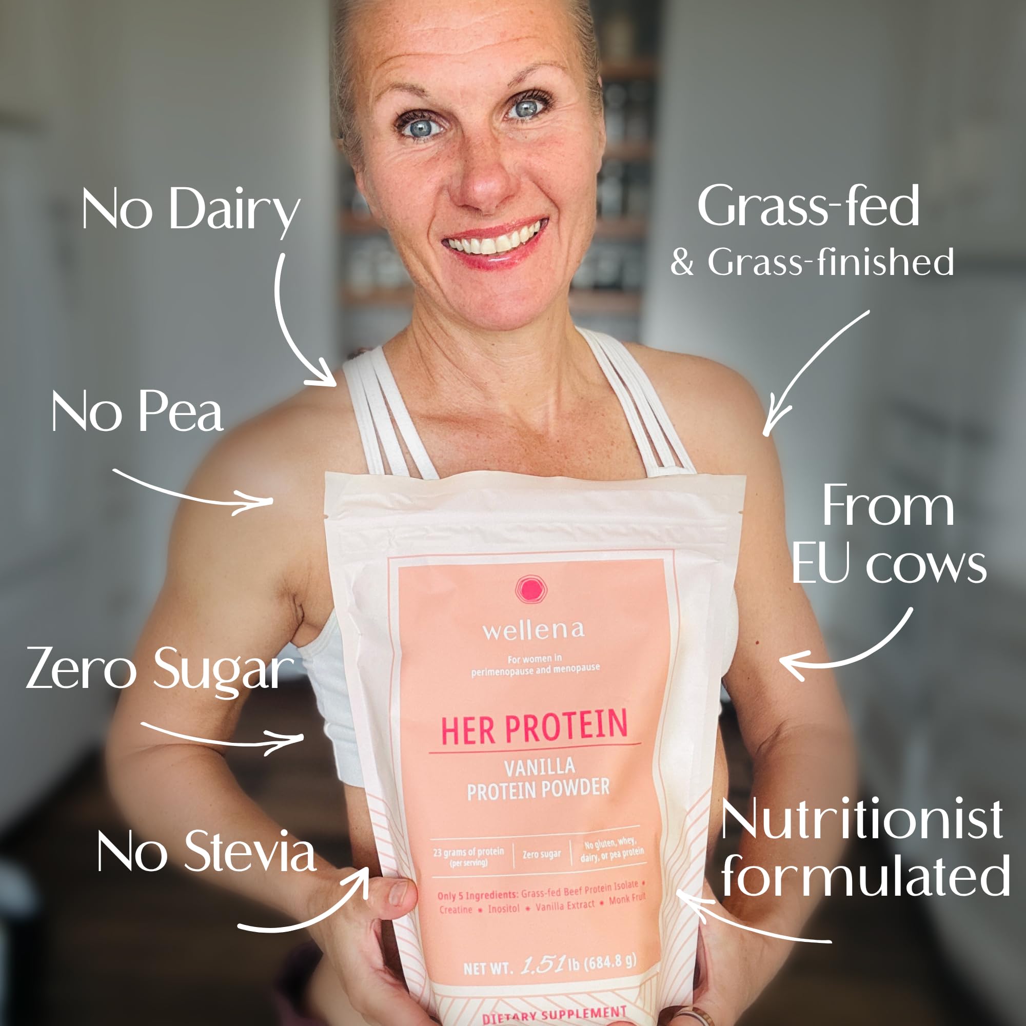 Wellena Her Protein production in Sweden signals low-heat, solvent-free extraction.