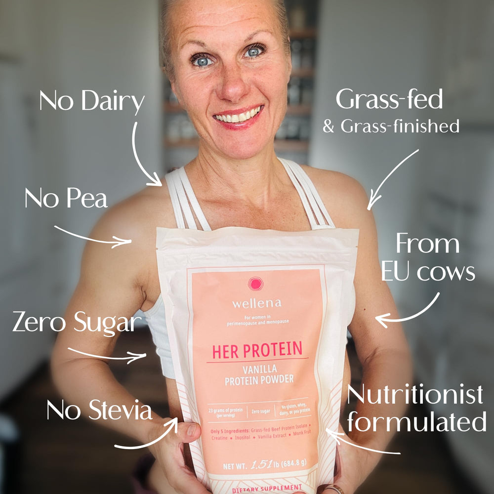 Wellena Her Protein production in Sweden signals low-heat, solvent-free extraction.