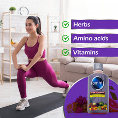 Wellgenix Omni Detox Drink bottle – side view