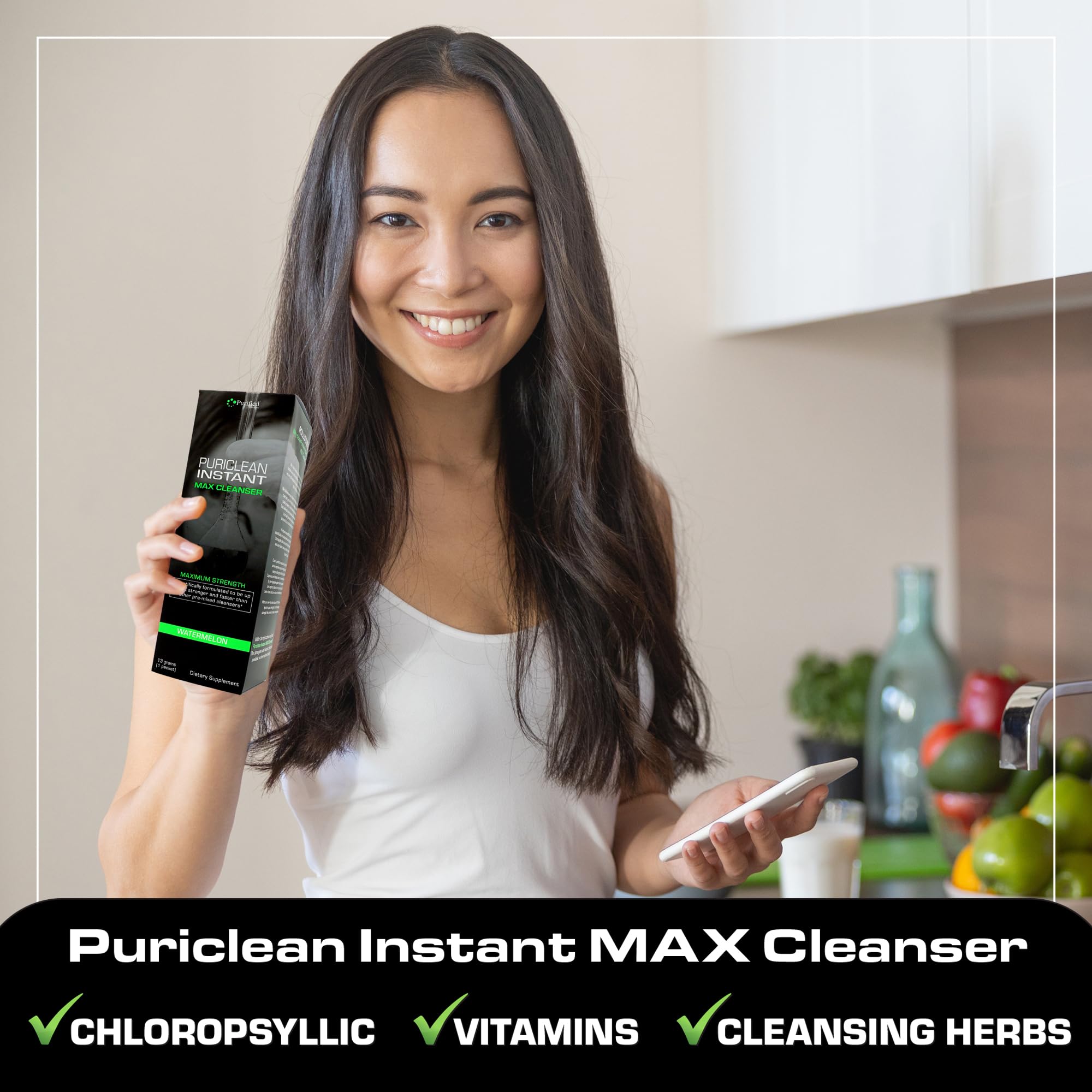 Wellgenix Puriclean close-up of watermelon flavor for enjoyable cleanse