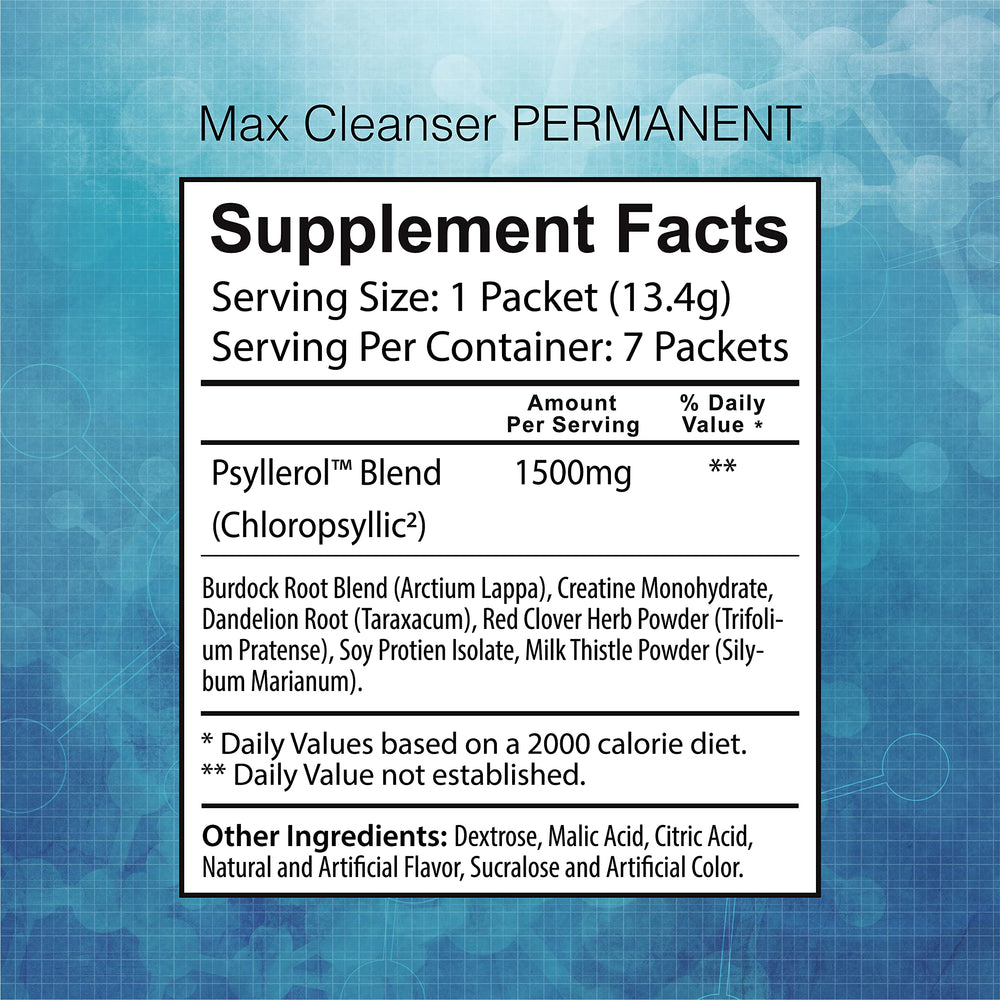 Wellgenix Puriclean powder dissolving in water for easy daily detox