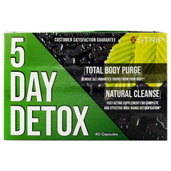 Wellgenix Strip 5 Day Detox pack shot shows the complete detox kit for a convenient cleanse.