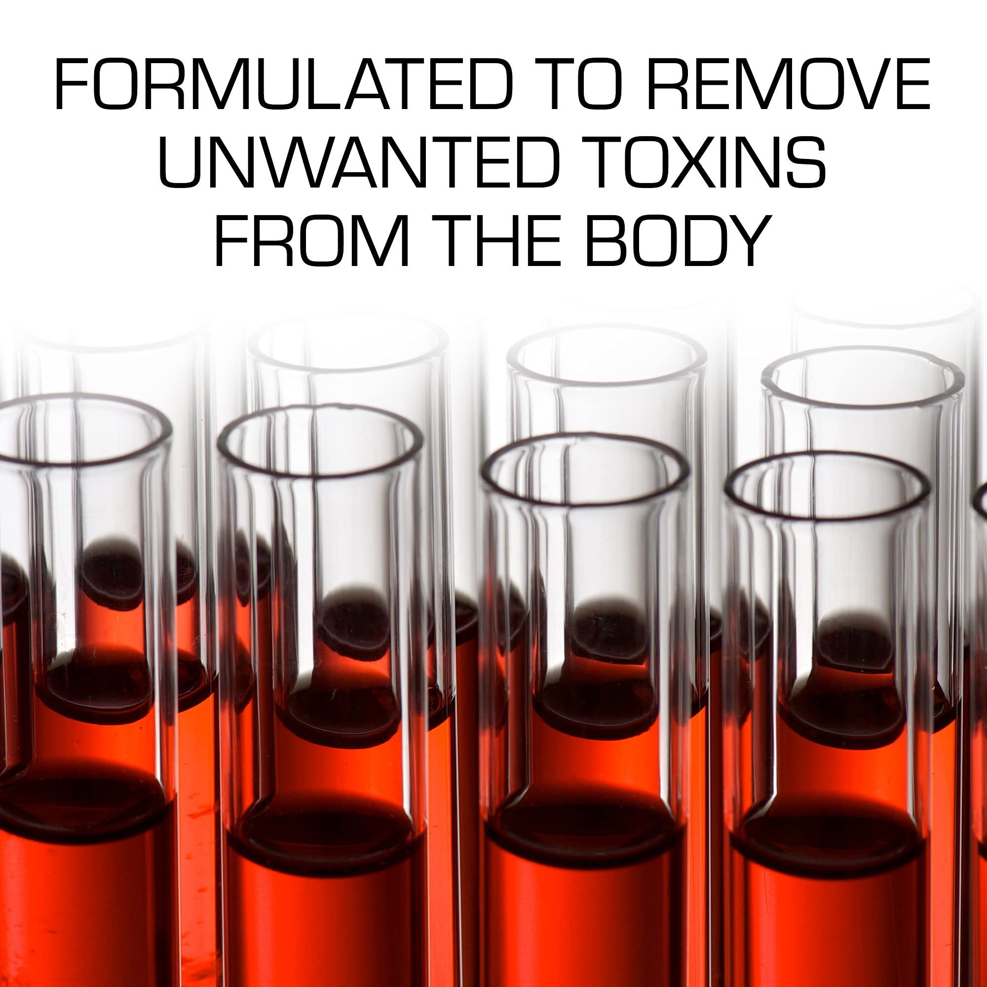 Serving suggestion: glass of Fruit Punch detox drink with Wellgenix bottle nearby