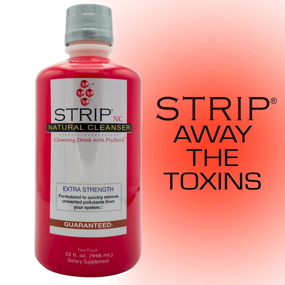 Wellgenix Strip NC Detox Drink bottle with visible label and branding