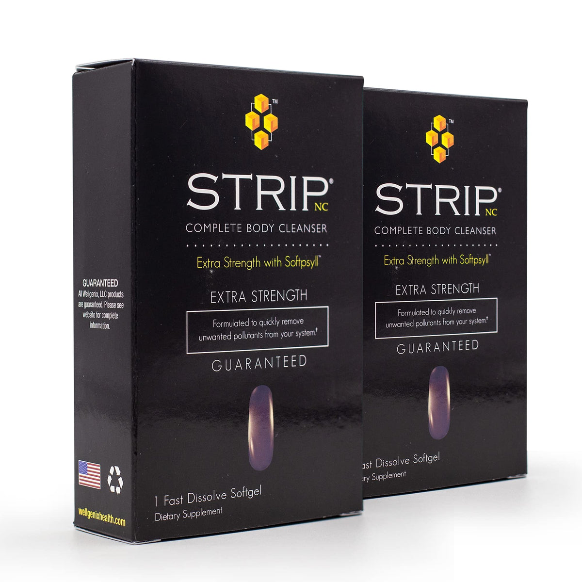 Wellgenix Strip NC complete body cleanser packaging