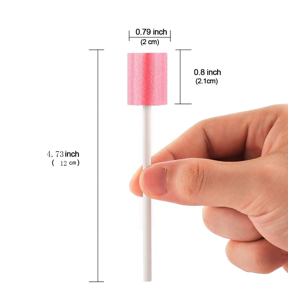 wellgler ICU suction toothbrush connected to suction tubing