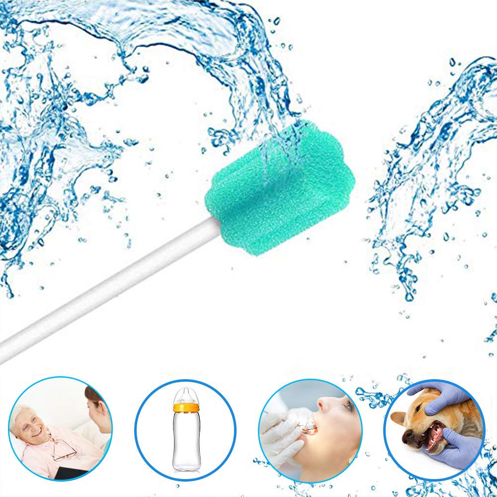 Soft, comfortable suction toothbrush design used in patient mouth care