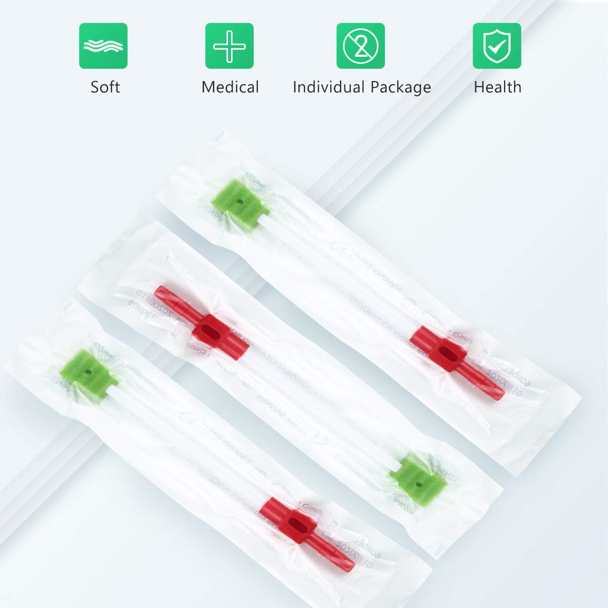 Clinical setting using Wellgler's suction swab for oral care