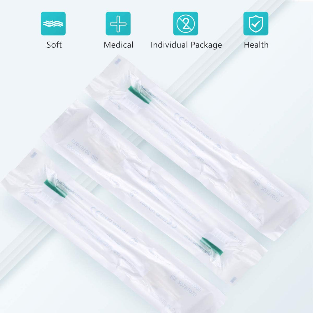 Thumb port for easy suction control on Wellgler suction swab toothbrush