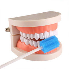 Individually wrapped hospital mouth swabs by Wellgler