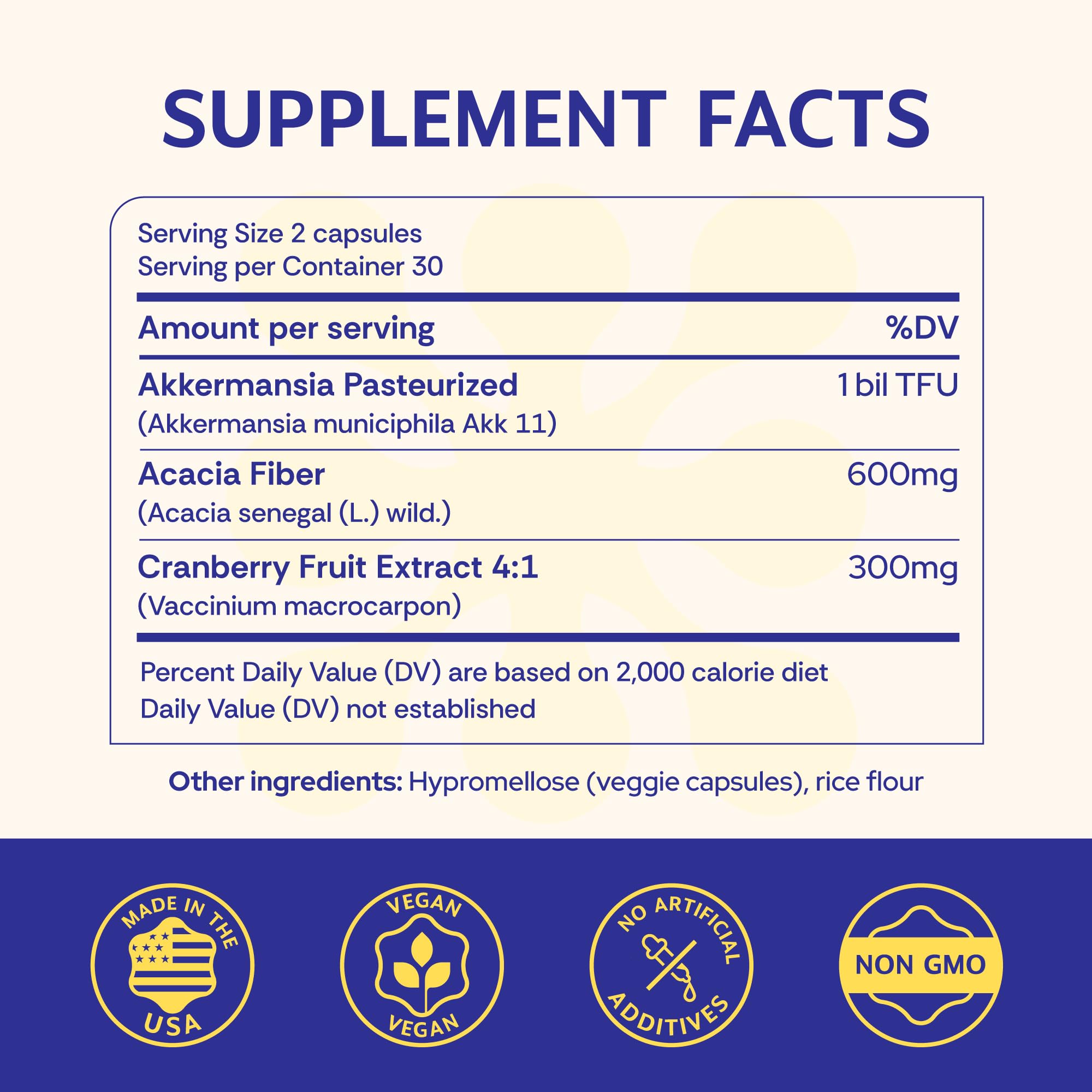 FDA registered and cGMP-certified facility statement on packaging