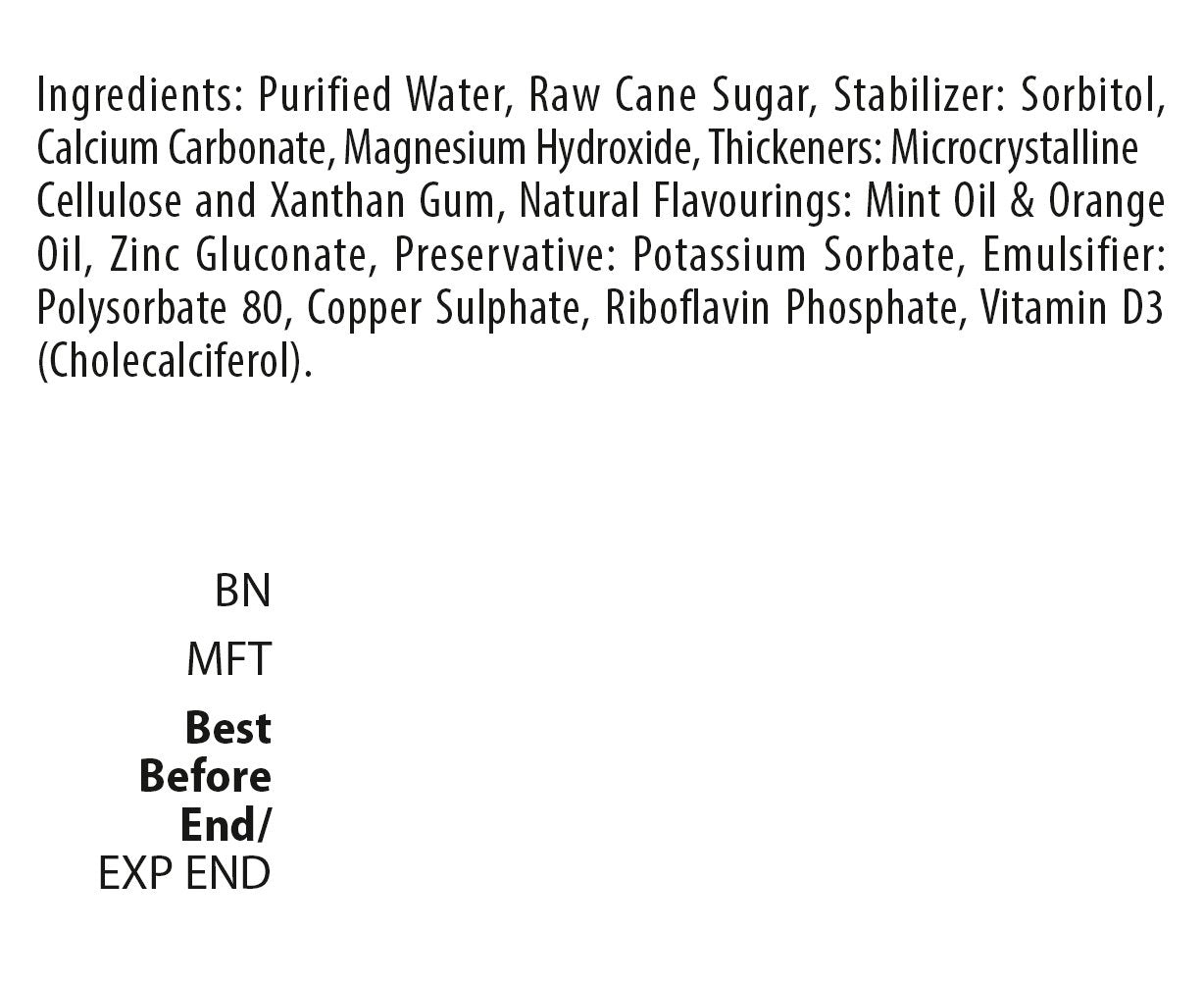 Side profile of Wellkid Calcium Liquid 150ml bottle
